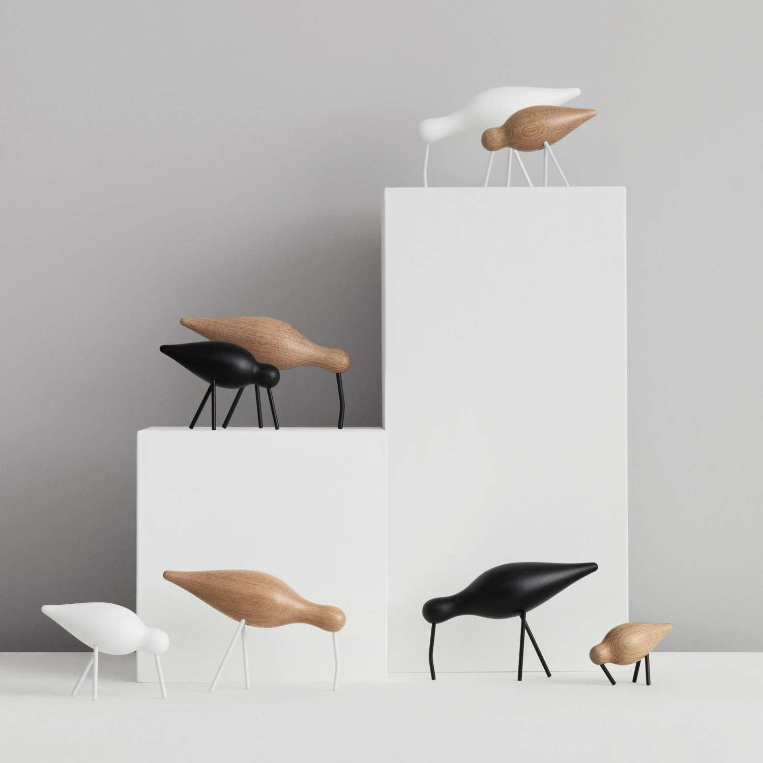 Normann Copenhagen Shorebird Eikenhout-wit - Afbeelding 2