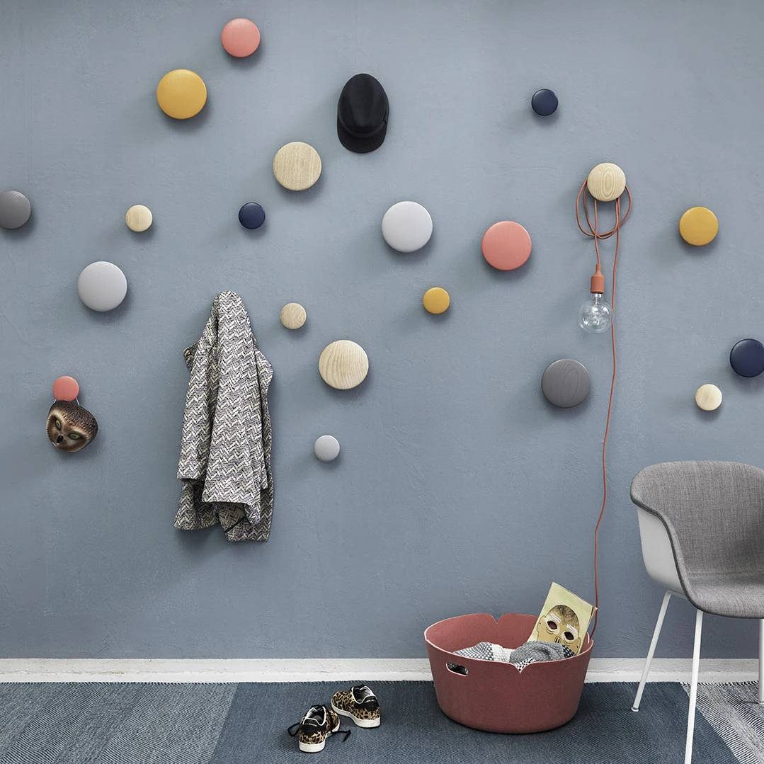 Muuto Dots Wandhaak Blauw - Afbeelding 3