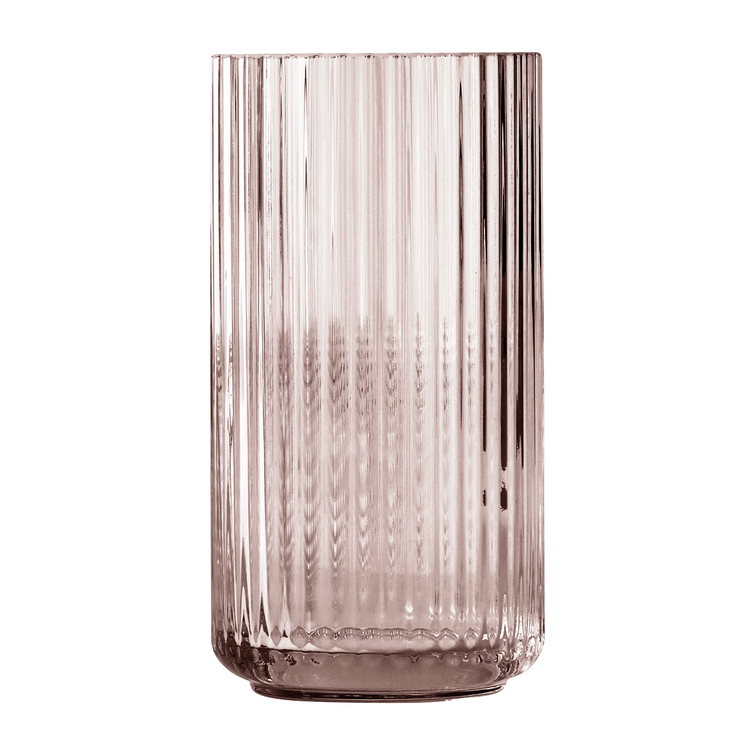 Lyngby Porcelæn Lyngby Vaas Glas Burgbordeaux