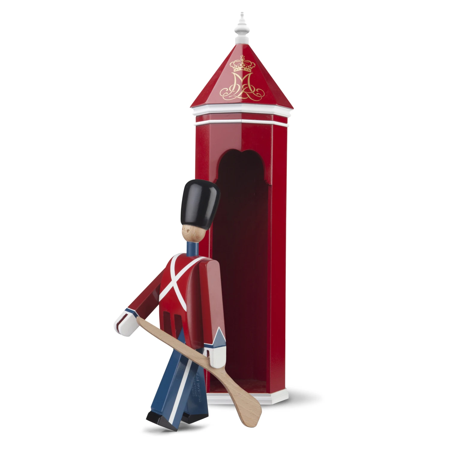 Kay Bojesen Vaandeldrager Met Textielvlag - Afbeelding 5