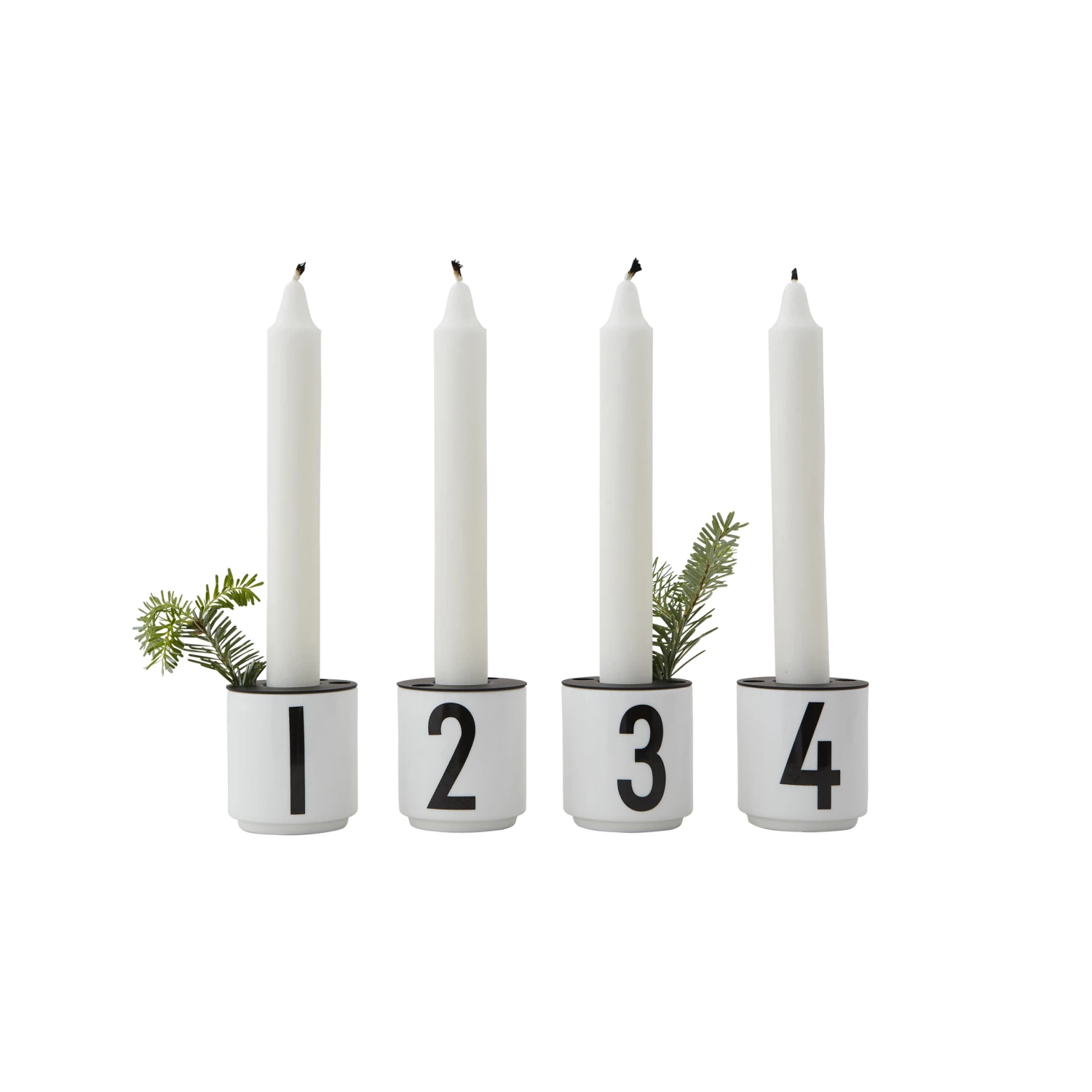 Design Letters Kaarsenhouder Voor Espressokopjes 4-pack - Afbeelding 3