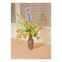 Blomst 06 Beige Poster