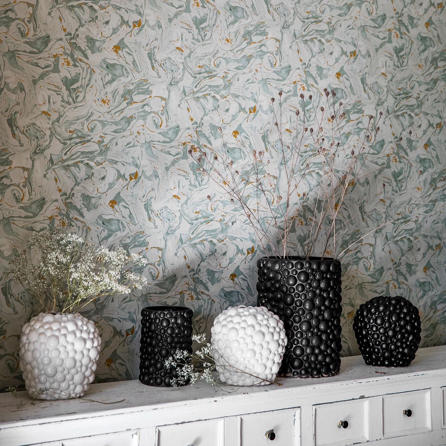 ByOn Celeste Vaas 26 Cm - Afbeelding 2