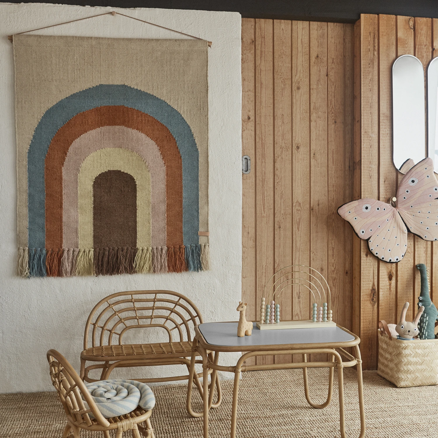 OYOY Follow The Rainbow Muurdecoratie 100x115 Cm - Afbeelding 2