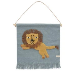 OYOY Jumping Lion Muurdecoratie 52x55 Cm