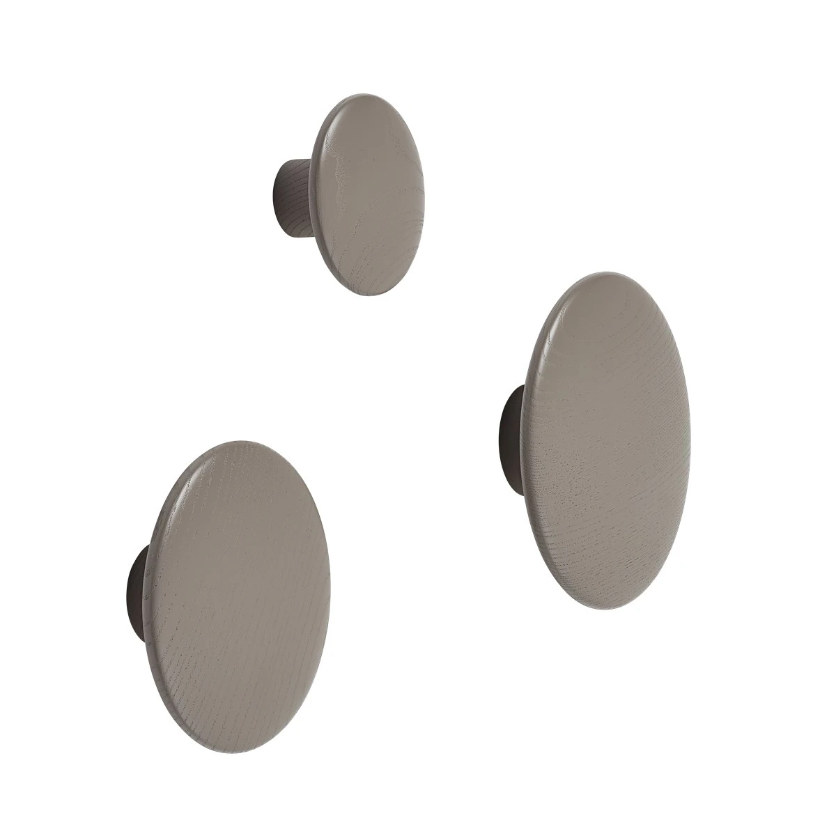 Muuto The Dots Kledinghaak Taupe - Afbeelding 2