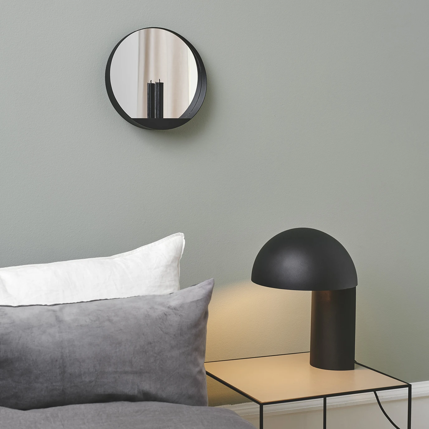 GEJST Glim Spiegel/kandelaar Ø28 Cm - Afbeelding 2