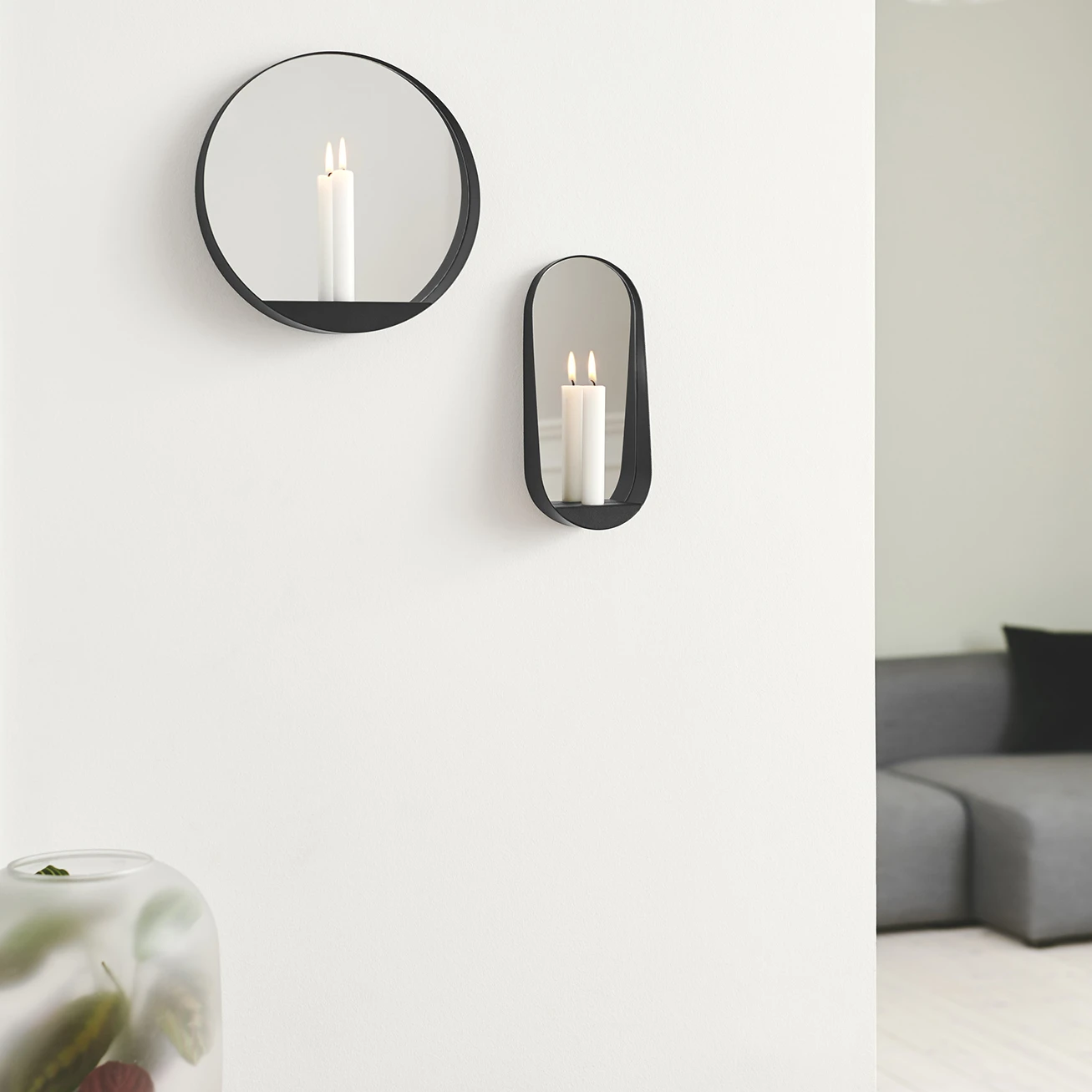 GEJST Glim Spiegel/kandelaar Ø28 Cm - Afbeelding 5