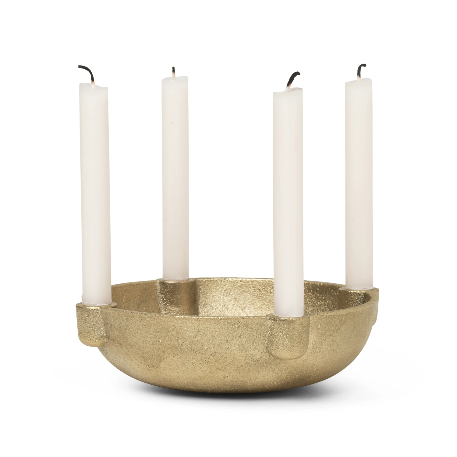 Ferm LIVING Bowl Adventskandelaar Messing - Afbeelding 2