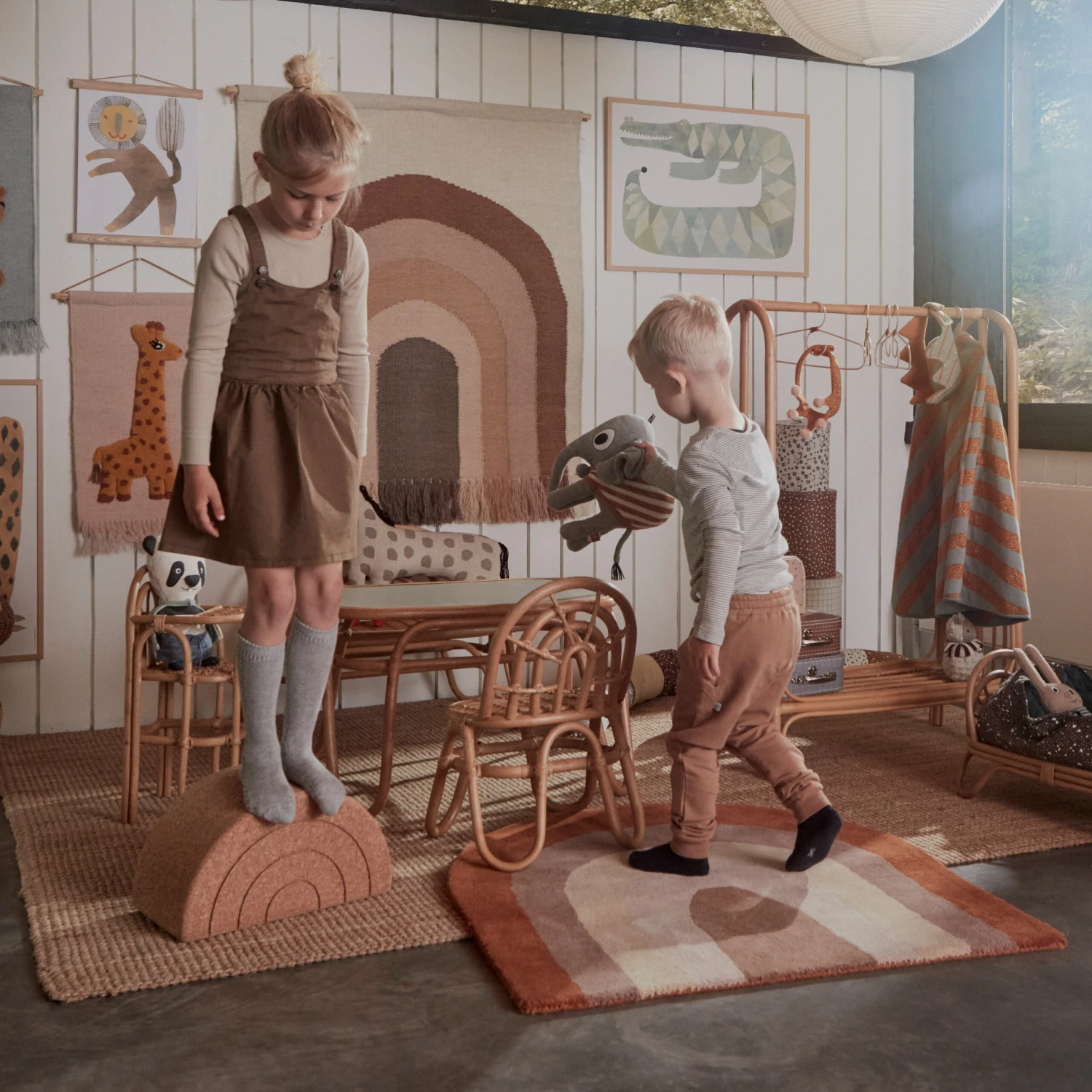 OYOY Follow The Rainbow Muurdecoratie 100x124 Cm - Afbeelding 3