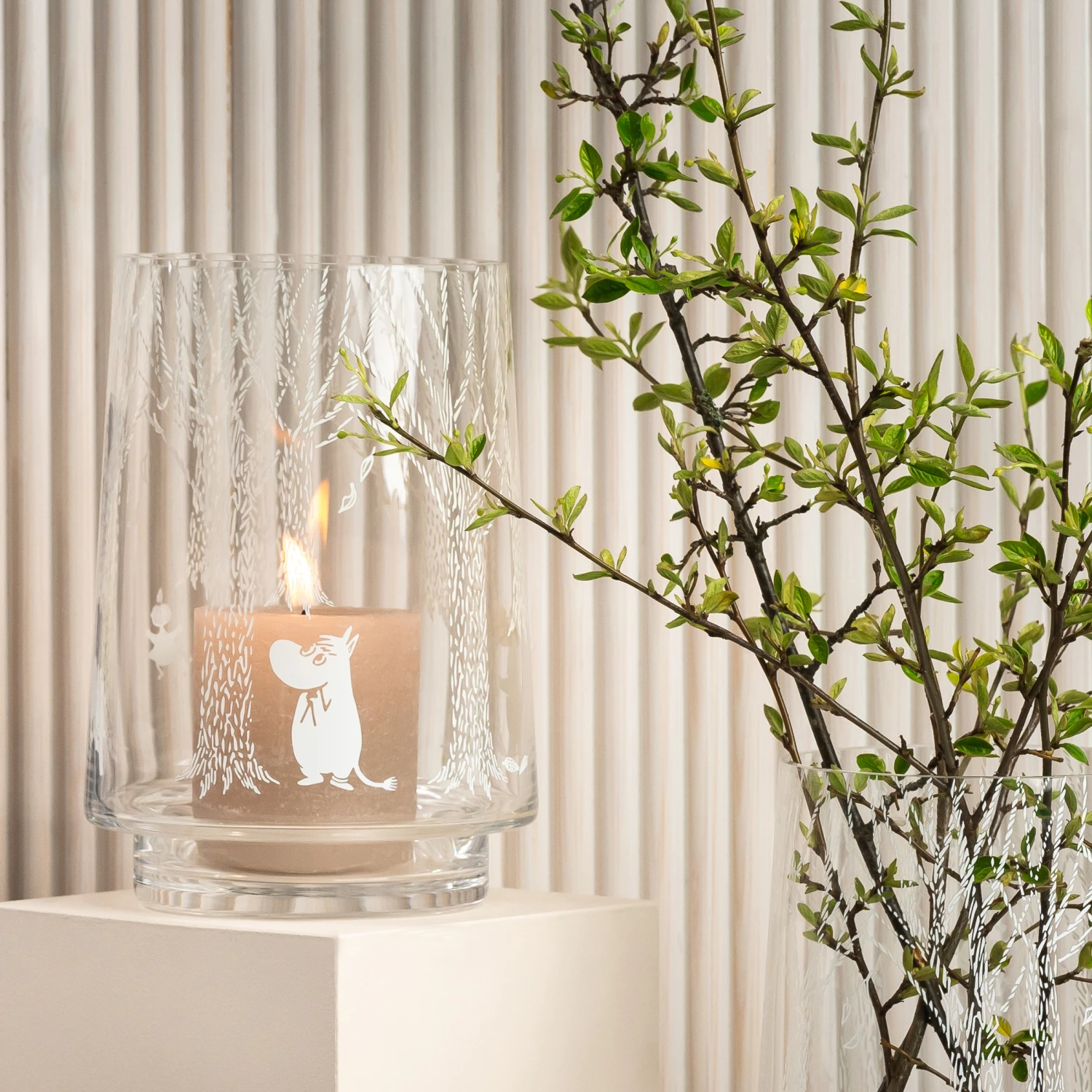 Muurla In The Woods Waxinelichthouder/vaas 20 Cm - Afbeelding 3