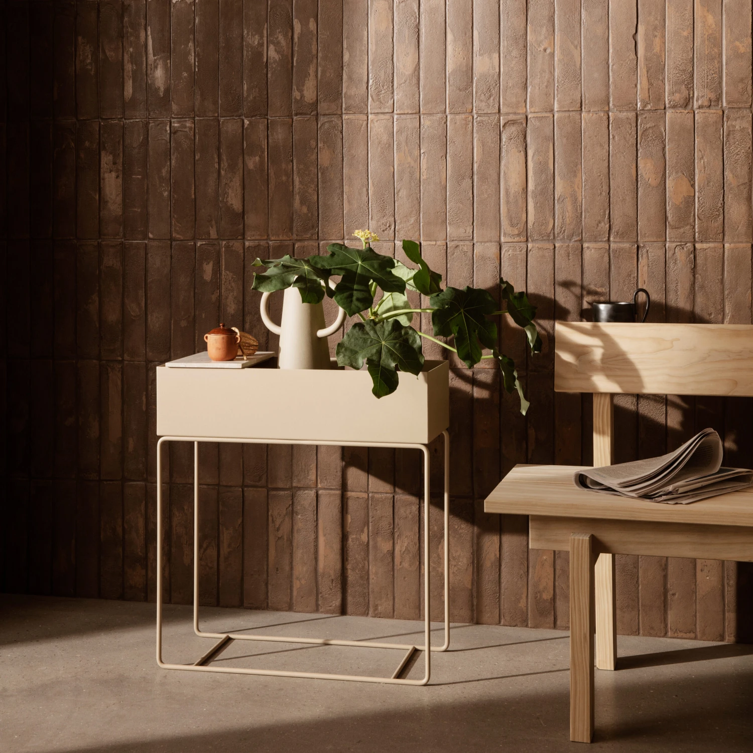 Ferm LIVING Plant Box Marmeren Plankje - Afbeelding 3
