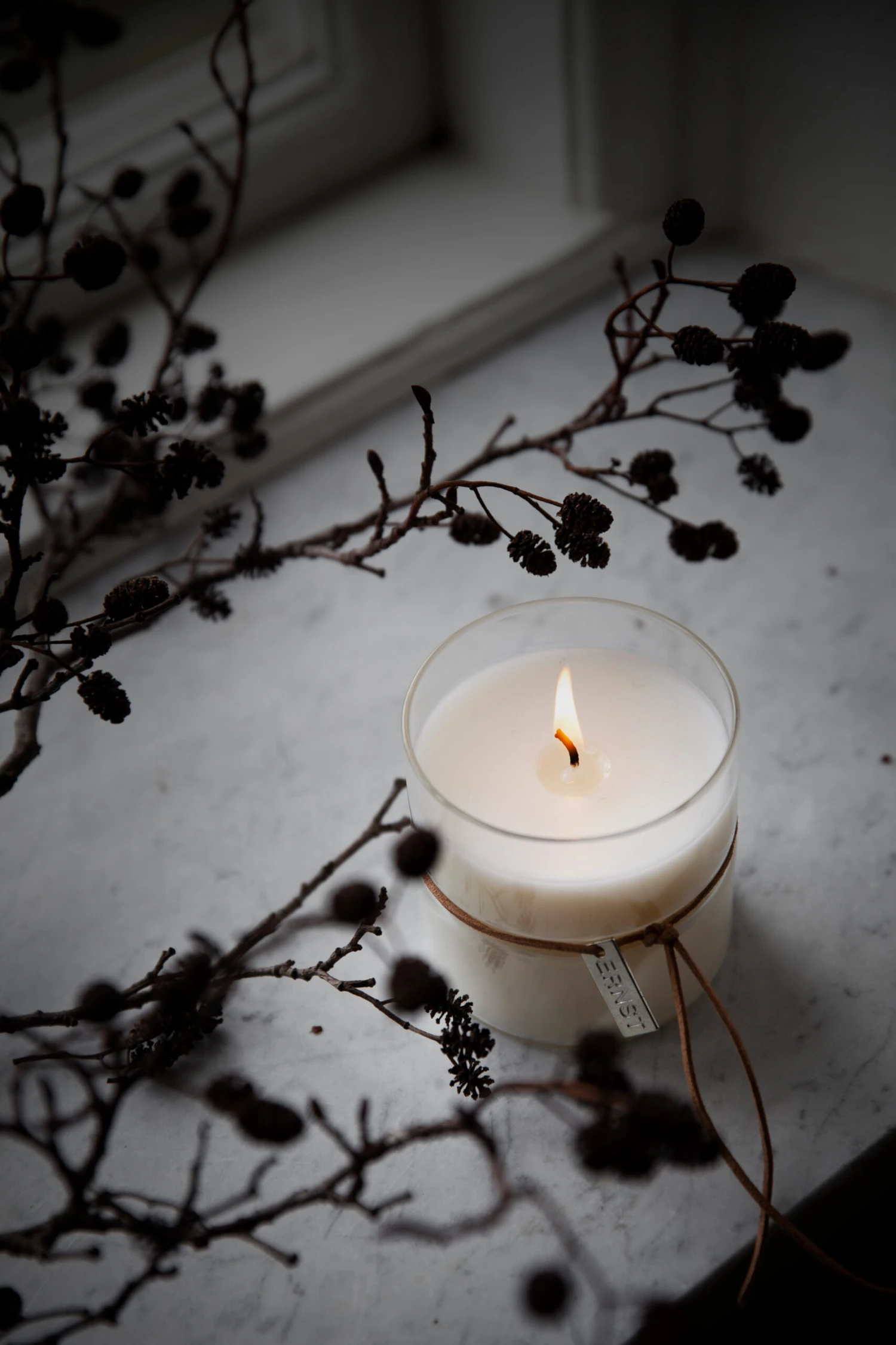 Ernst Geurkaars In Glas Met Bandje Ø5,8 Cm - Afbeelding 2