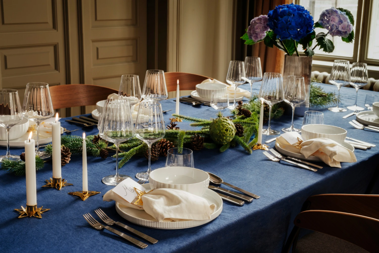 Georg Jensen Classic Christmas Star Kandelaar Ø9 Cm 2-pack - Afbeelding 4