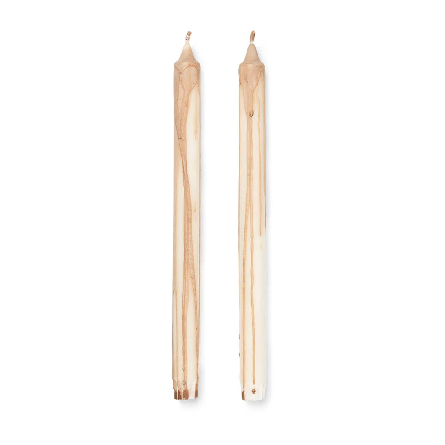 Ferm LIVING Dryp Stearinekaars 2-pack