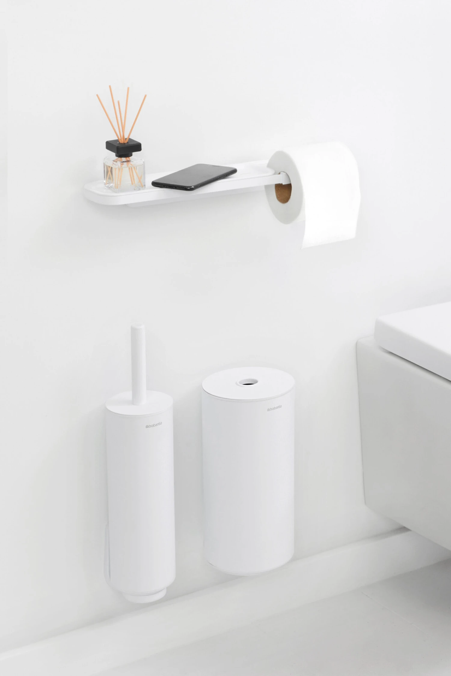 Brabantia MindSet Toiletrolhouder Met Plankje - Afbeelding 4