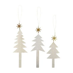 House Doctor Tree With Star Kersthanger Geperforeerd 3-pack