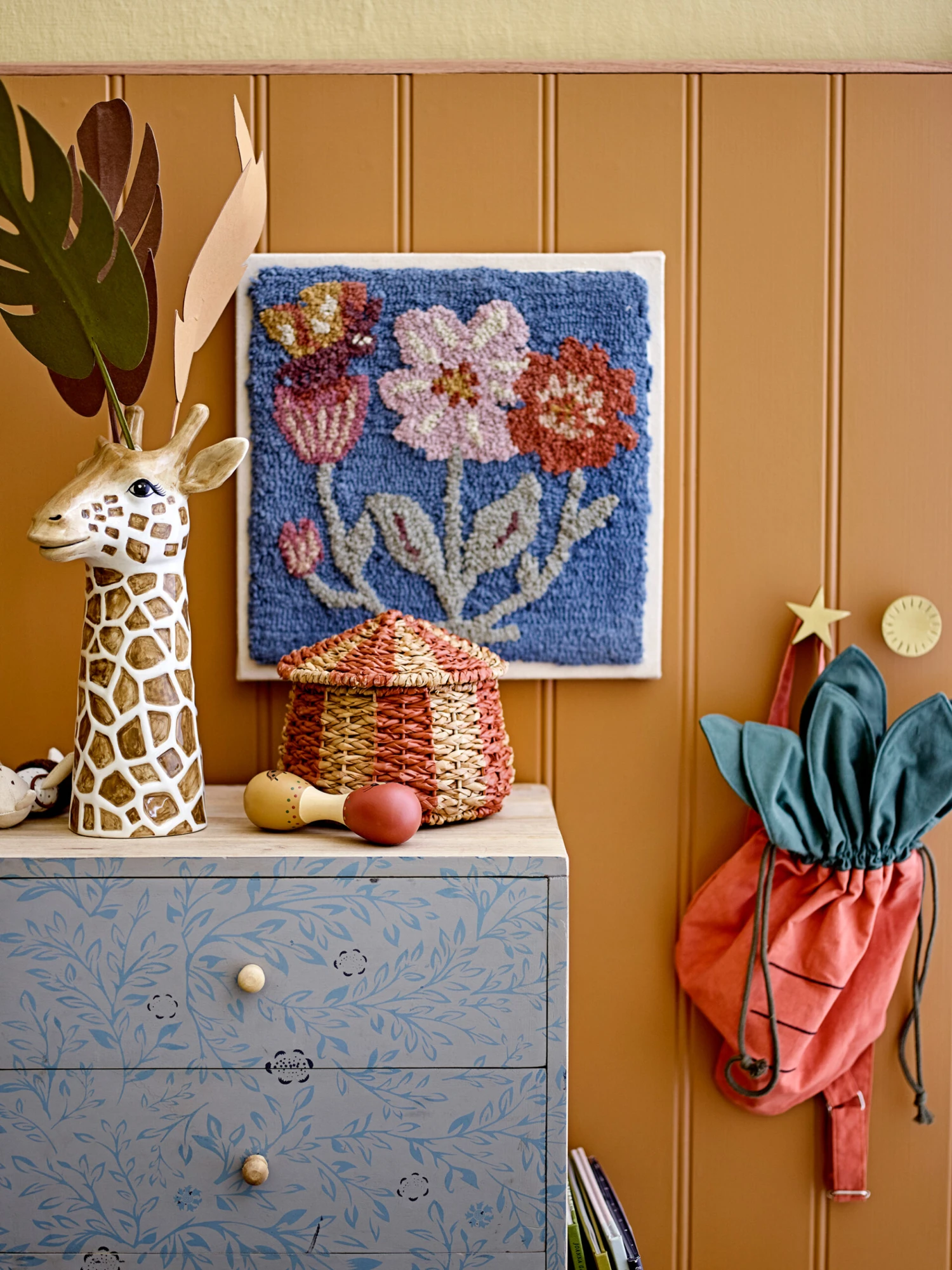 Bloomingville Ruddi Mand Met Deksel Set Van 2 - Afbeelding 3