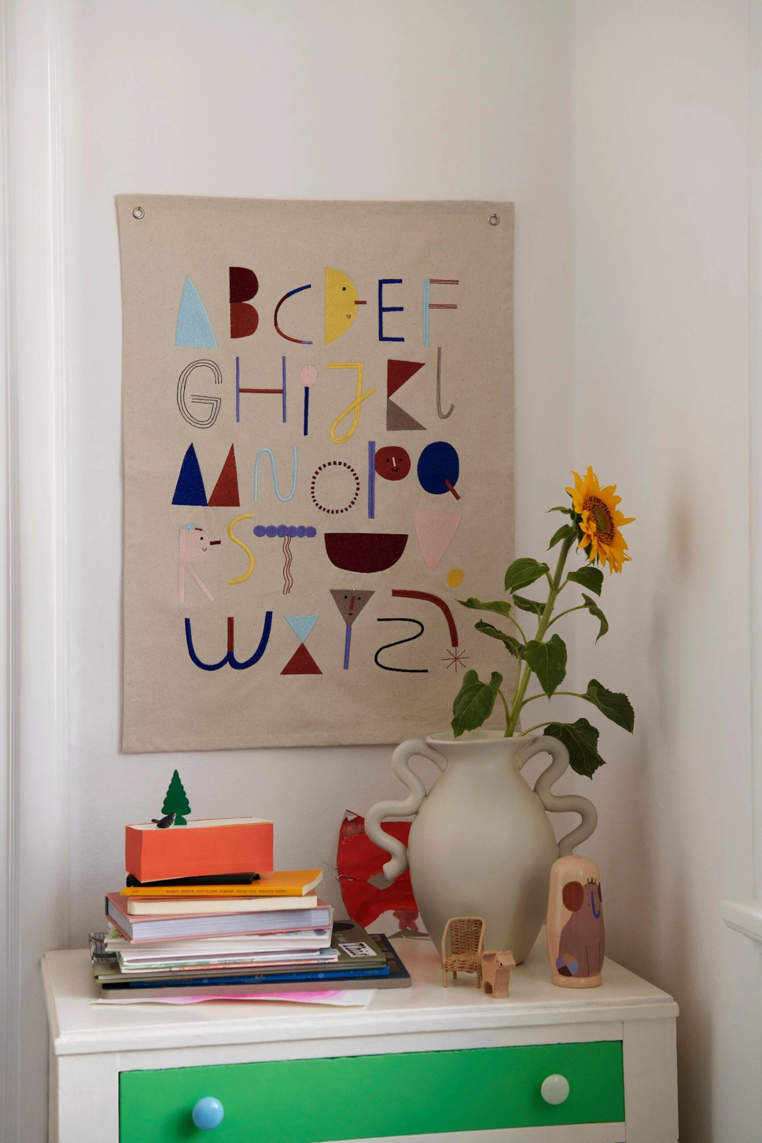 Ferm LIVING Alpabet Stoffen Poster - Afbeelding 3