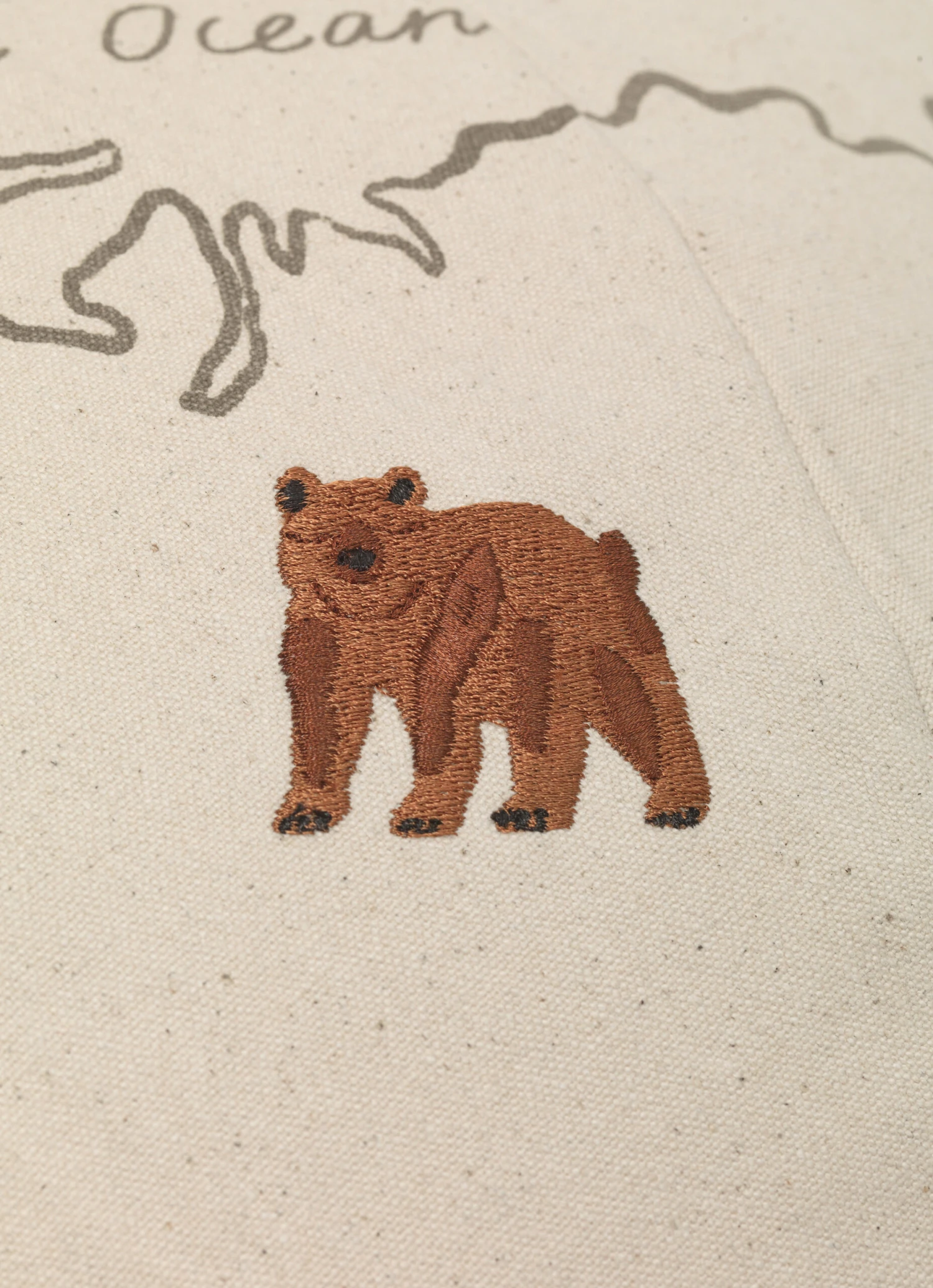 Ferm LIVING The World Stoffen Kaart - Afbeelding 3