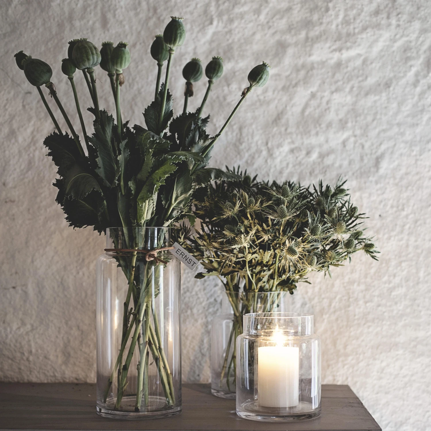 Ernst Glazen Vaas H22,5 Cm. Ø 12,5 Cm. - Afbeelding 2